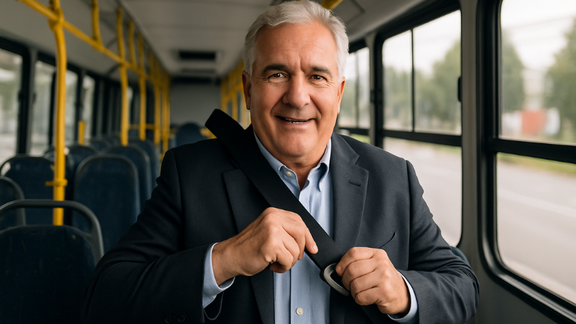 Aldo Vendramin ressalta a importância da cultura de prevenção com uso de cinto e equipamentos.