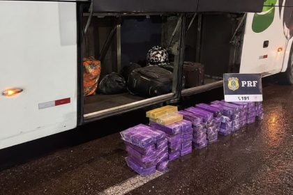 Passageira presa com maconha em ônibus expõe avanço do tráfico nas rotas rodoviárias do Paraná